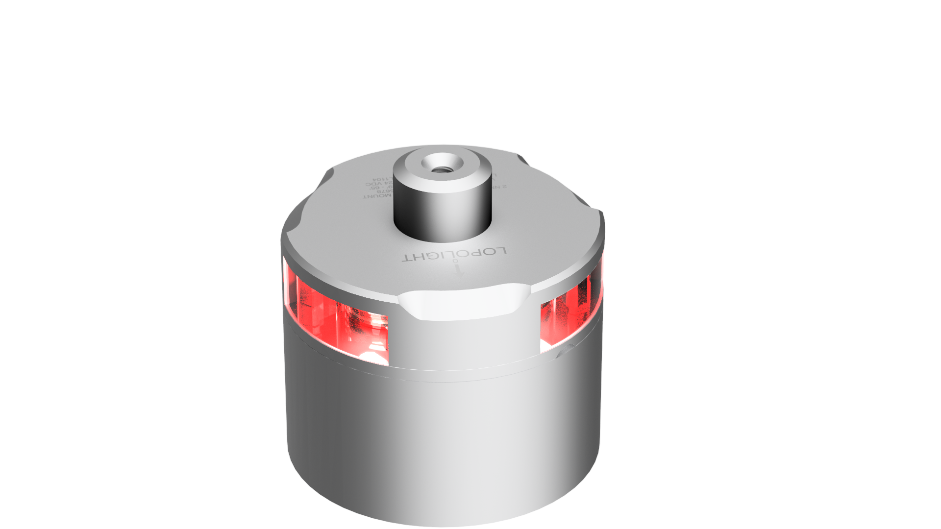 3nm 360° Red w/ Windex mount & light